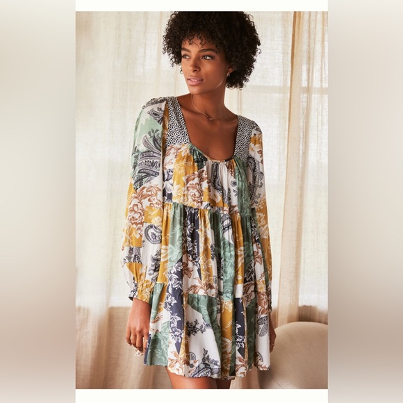 By Anthropologie Dresses & Skirts - Anthropologie Tiered Mini Dress